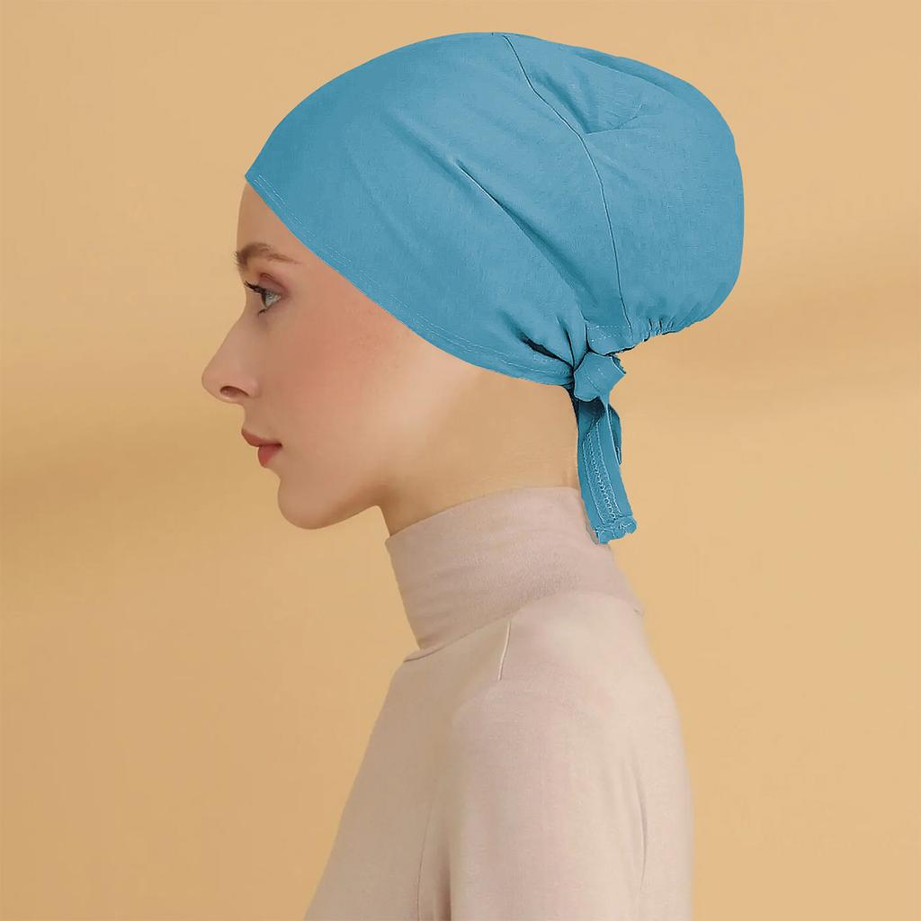 Women's Strap Headband Base Hat Thin Solid Color Versatile Headband Hat
