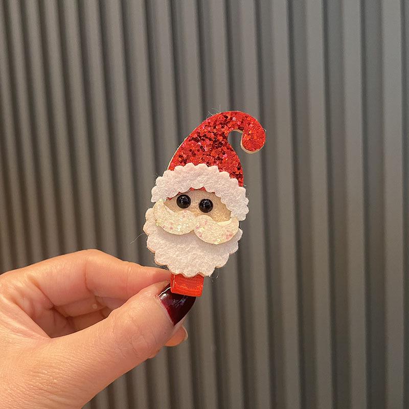 Christmas Hair Clips for Kids: Cute Cartoon Side Clips for Baby and Little Girl Hair Accessories