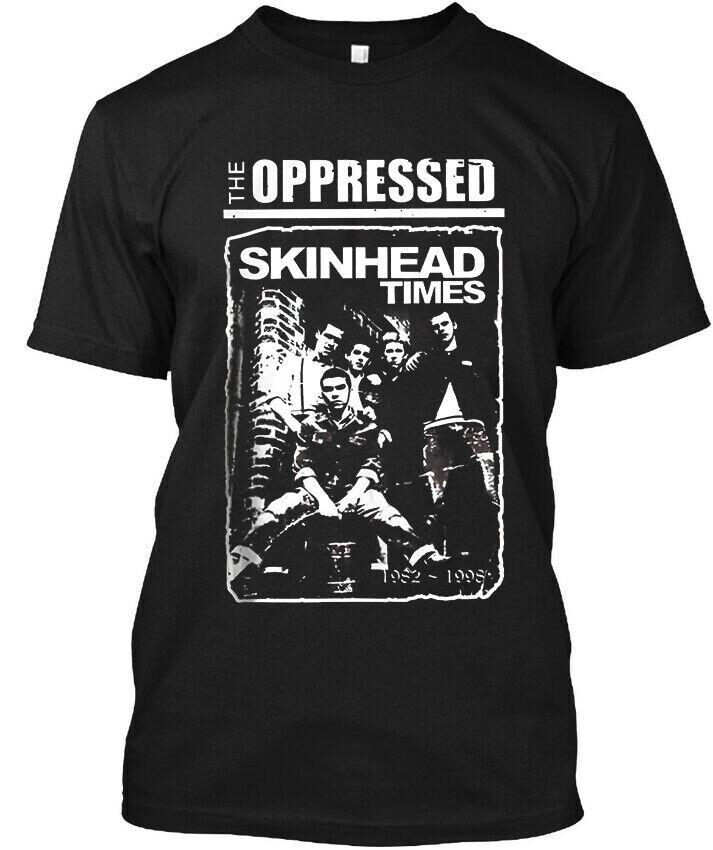 

New Popular The Oppressed Skinhead Times Wales Music Graphic T-Shirt Tops Tee Size S-4XL S