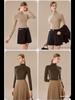 Custom Cashmere Tencel Turtleneck Long-Sleeve Slim Fit Warm Top Sweater