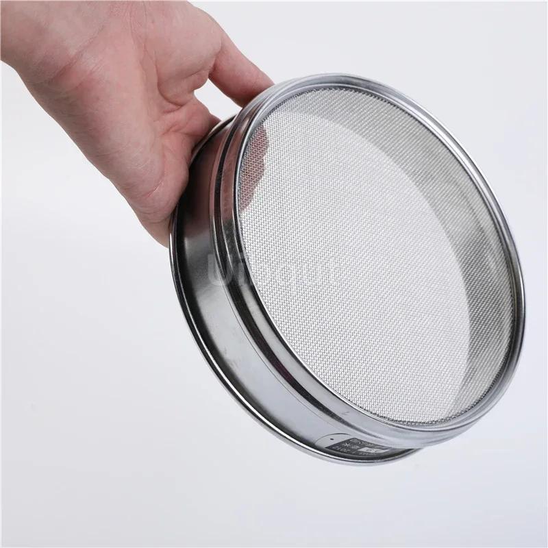 60-270 Maschenweite 20cm 304 Edelstahl Laborpulversieb Pulversieb Sieb Partikelseparationssieb Mehlseparator