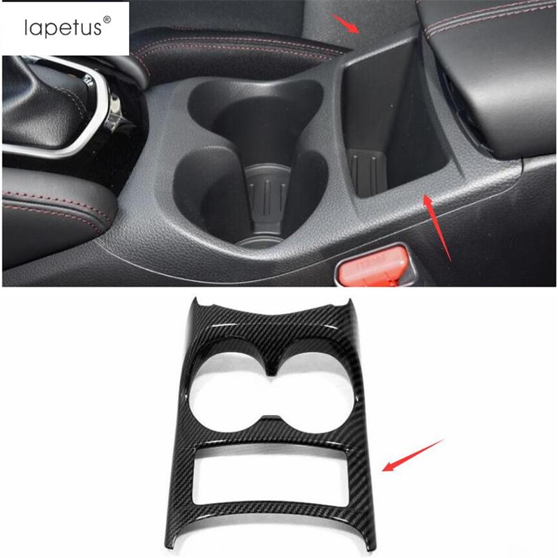 Central Console Front Gear Shift Panel Water Cup Holder Cover Trim For Nissan Qashqai J11 2014 - Carbon Fiber Accessories