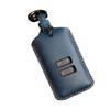 Felimoa Smart Key Case, Cowhide Leather Cover for Renault Keychain (Navy)