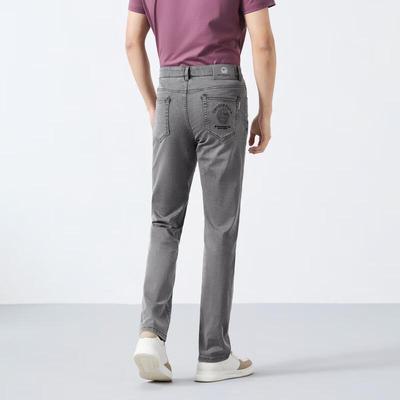 Septwolves Men's Straight-Leg Washed Denim Jeans