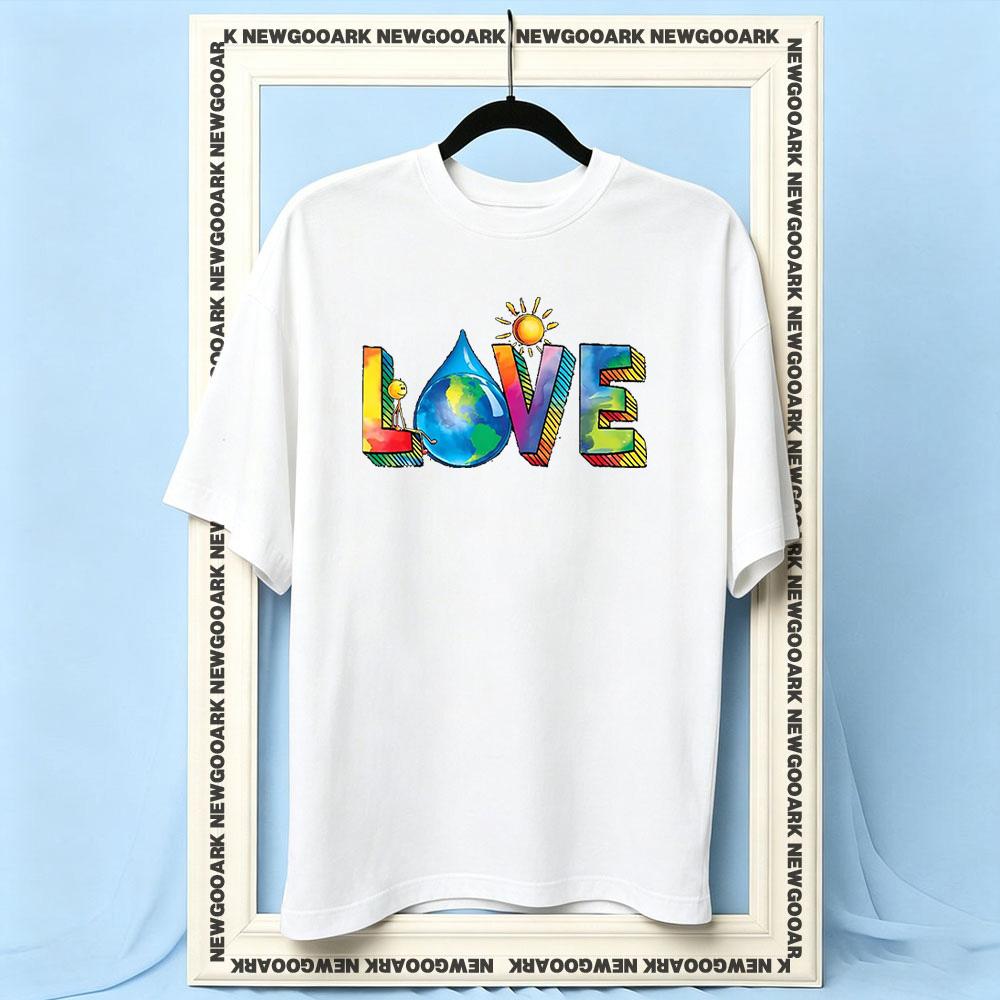 Love Earth Day Save The Planet EnvironUnisextal Awareness Eco Friendly tshirt Women Unisex Casual cotton printed t shirts Adult tops S