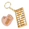 Cute Exquisite Abacus Keychain Metal Portable Abacus Key Ring Pendant Ornament Trinket