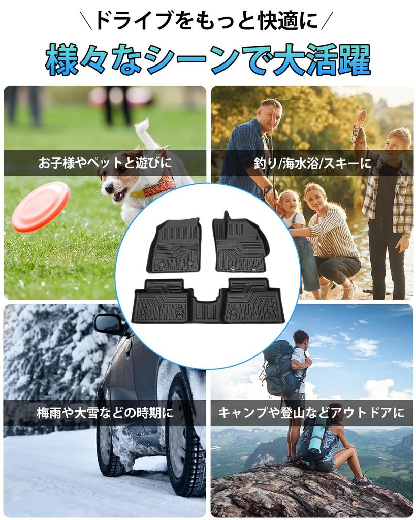 Cartist Compatible with Yaris Yaris Waterproof Floor Mats for AT YARIS YARIS CROSS August 2020 Current 3D Floor 3D Car Abrasion Stain Secondary TPE