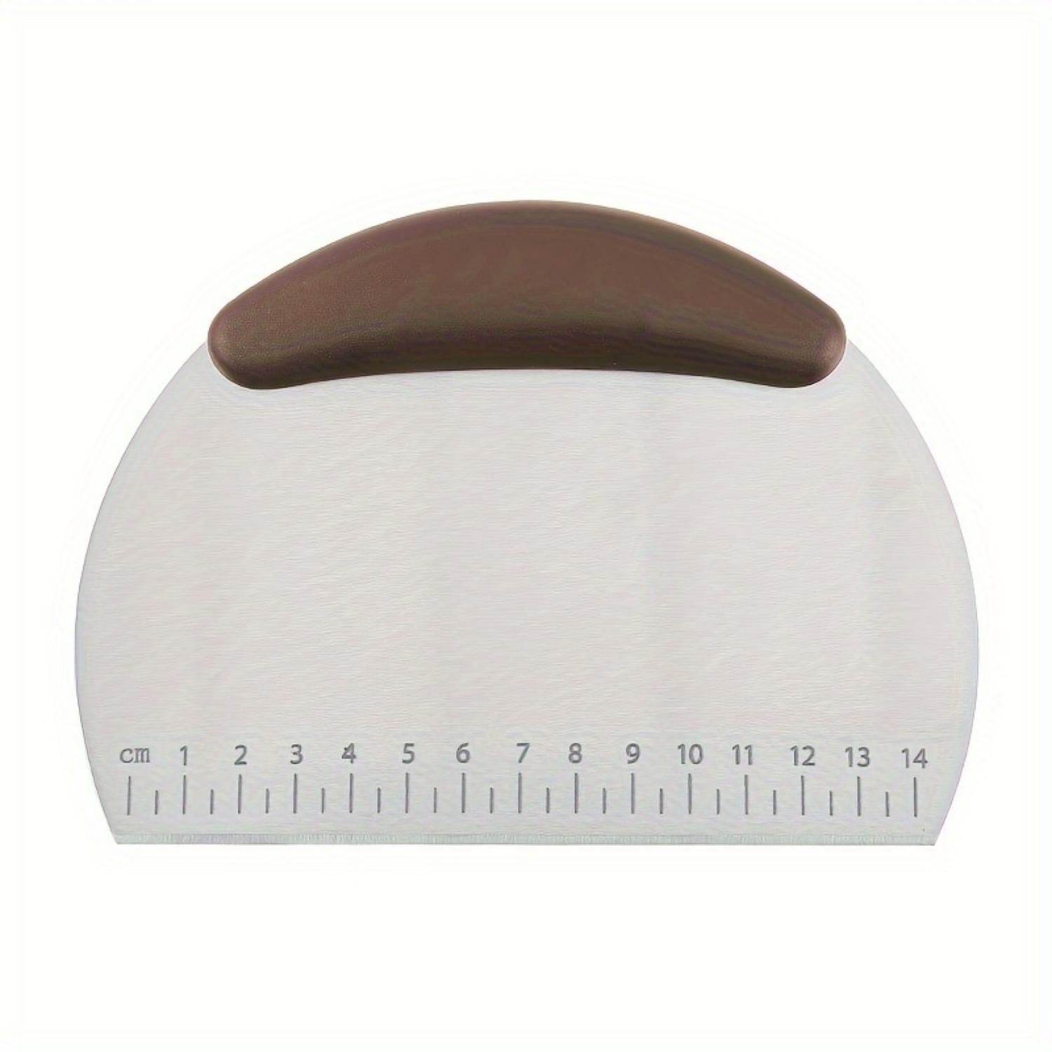 

Нож для резки муки, теста, молока, сахара, крема, скребок для выпечки тортов из нержавеющей стали коричневый