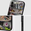 Case For Apple Iphone 11 13 12 Mini 14 Pro Max Xr 7 8 +Se 2020 Xs 6 6s Plus 5 5s Black Silicone Phone Cover Demon Slayer Anime
