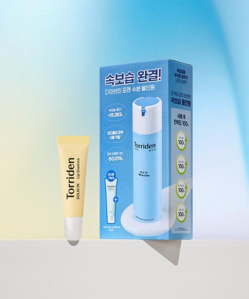 

Torriden DIVE-IN For Men Low Molecular Hyaluronic Acid All-in-One 200g Musinsa Special Set + Lip Essence 11ml NONE