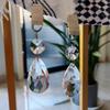 4PCS With Metal Clip Crystal Tablecloth Weights Windproof Tablecloth Clip Table Cover Holder  Party