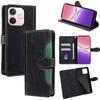 For Oppo A5 Pro 4G (Global)/5G (Global)/A5 Energy 5G (China) Case Leather Wallet Phone Cover with Straw Hat Magnetic Clasp