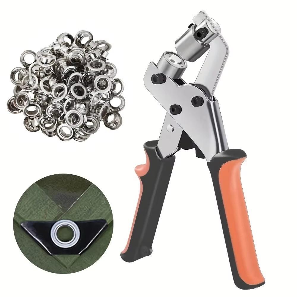 with Grommets Grommet Eyelet Plier Kit Manual Press Handheld Grommet Tool Kit  Hand Tool