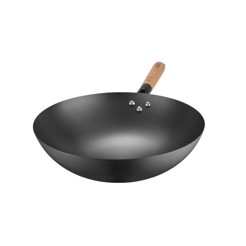 Aishida Premium Cast Iron Stir-fry Wok