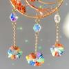 Hanging Crystal Stone Craft Dreamcatchers Colorful Moon Shape Suncatchers Ornament Rainbow Maker Car Hangers Home Decors