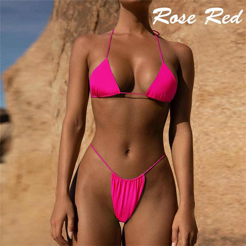 Brazilian Womens Two Piece Bikini Top Bra Swimsuit Push Up Swimwear Bathing Set Brazilian Womens Two Piece Bikini Top Bra Swimsuit Push Up Swimwear Bathing Set