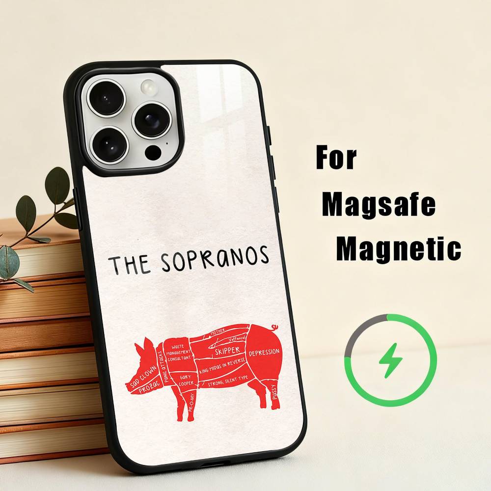 TV The S-Sopranos-S Phone Case For iPhone17,16,15,14,13,12,11 Plus,Pro Max Magnetic For Magsafe Wireless Charging