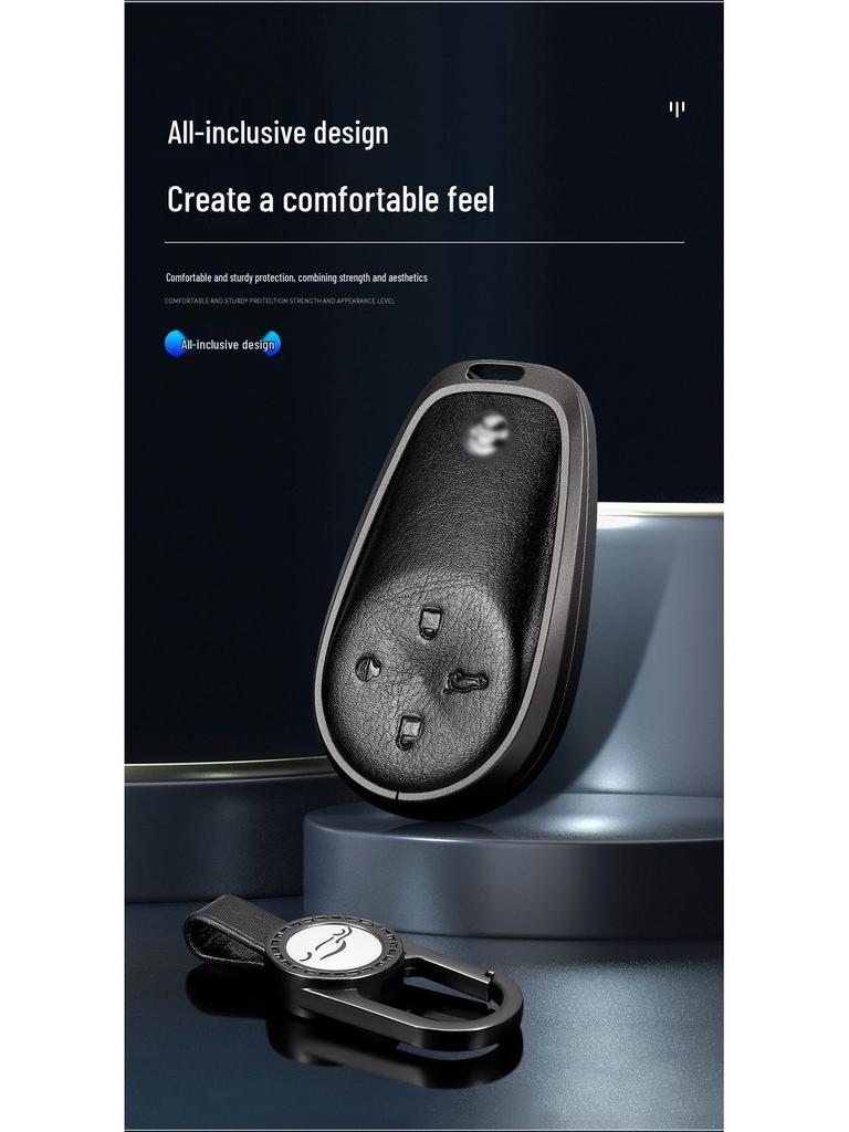NIO ES6/ET7/ES8/ES7/EC6 Car Key Case - 2022 Model, Protective Shell with Buckle