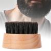 Men Natural Faux Boar Hair Wood Handle Beard Cleaning Shaving Shaping Brush (Beech)