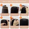 Extensiones de Cabello Cinta Doble Cara Invisible Cabello Chino Remy Rubio Dorado/Miel Liso Suave Sedoso