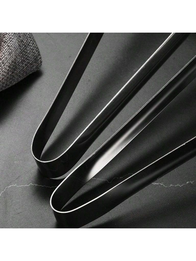 2 Pcs Topoko Stainless Steel Salads Bread HAM Barbecue Fillets TONGS with Mesh Clip Suitable for Party and Restaurant Buffs