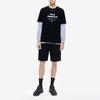 FILA T Shirts Men's Jet Black Crew Neck Moderate Straight Fit F11M329111A-BK