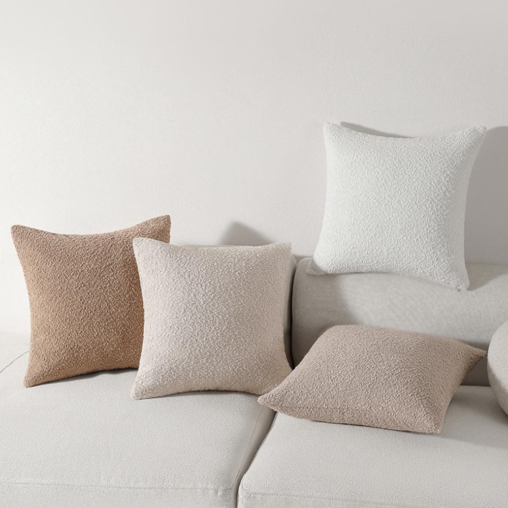 Stylish Soft Plush Chenille Cushion Cover For Home Decor In Different Sizes