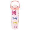900ML/30oz Stainless Steel Thermos Flask One Click Open Lid Cute Water Bottle Leak Proof Travel Mug Summer Gift for Women/Girl