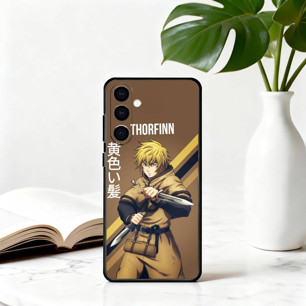 V-Vinland S-Saga T-Thorfinn-VST Handyhülle Schwarzes Silikon Weich Für Samsung Galaxy A73,A72,A71,A70,A53,A52,A51