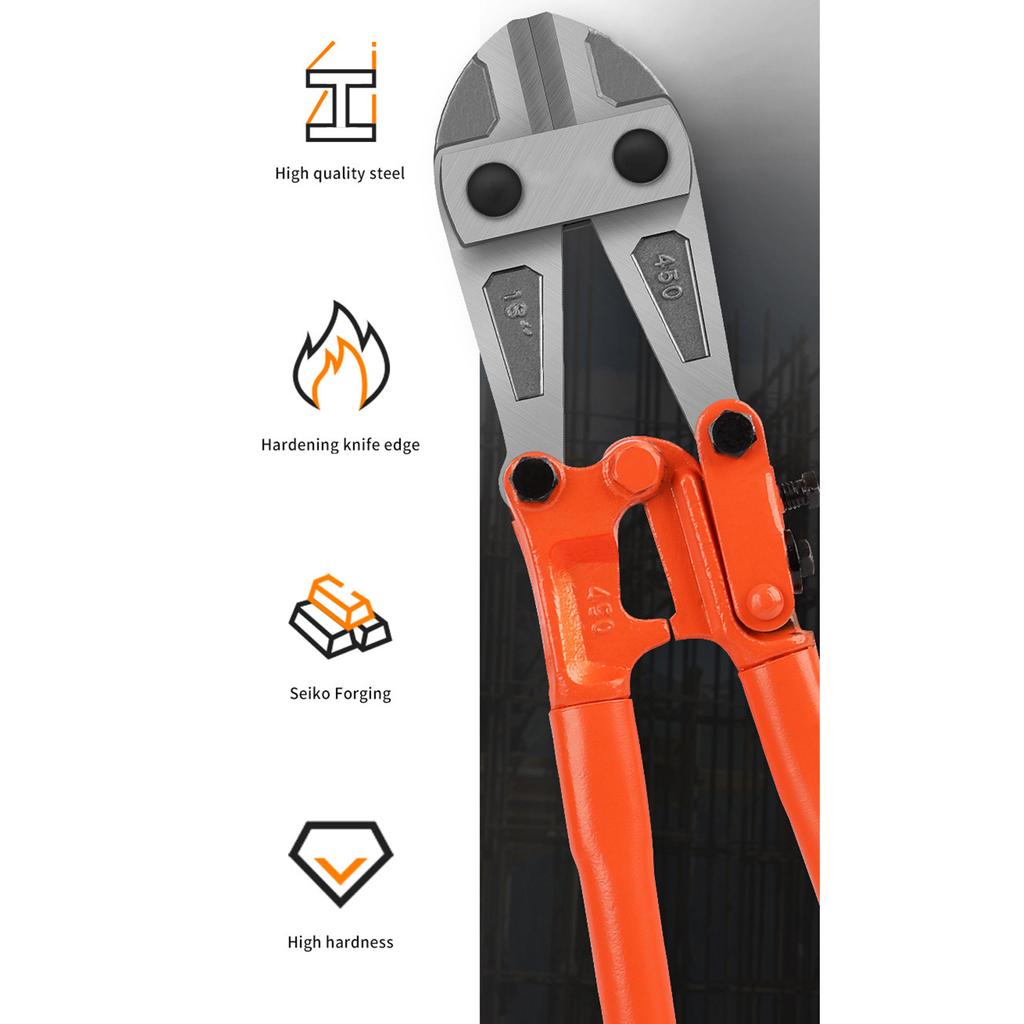 14/18 Inch Labor Saving Bolt Cutter Heavy Duty Thicken Wire Cutting Pliers Cut Lock Chain Cutters Pliers Hand Tools