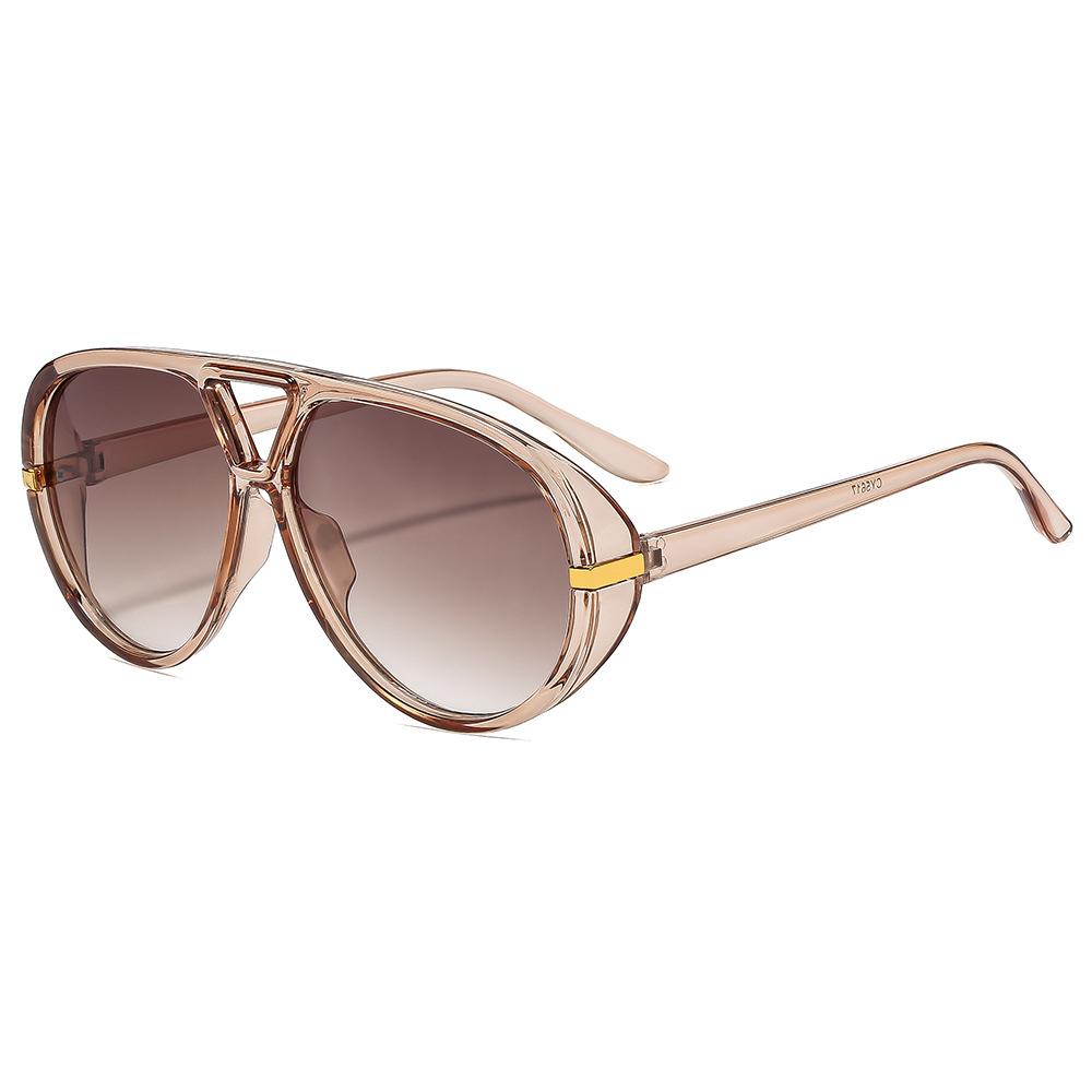 

New Pilot Sunglasses for Men and Women Fashion Luxury Large Frame Glasses Outdoor Driving Sunglasses Men s Punk Goggles UV400