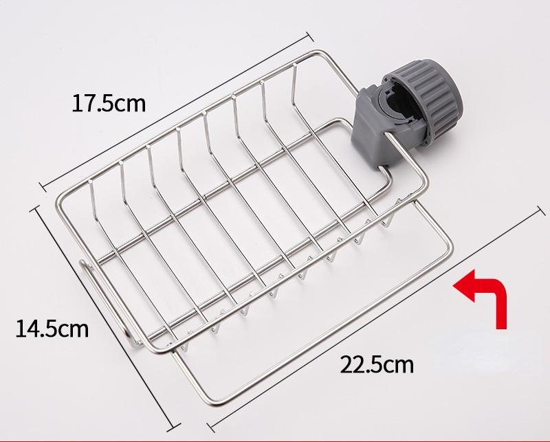 

Кухонная раковина из нержавеющей стали, сливная стойка, губка для хранения, держатель для крана, сушилка для мыла, вешалка для полотенец, полка-органайзер, кухонные аксессуары