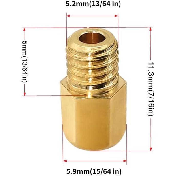 Strongthium 30 Pcs Main Jet and Pilot Slow Jet Kit for Mikuni Carburetors Large Hex VM4/042 & VM22/210 Set