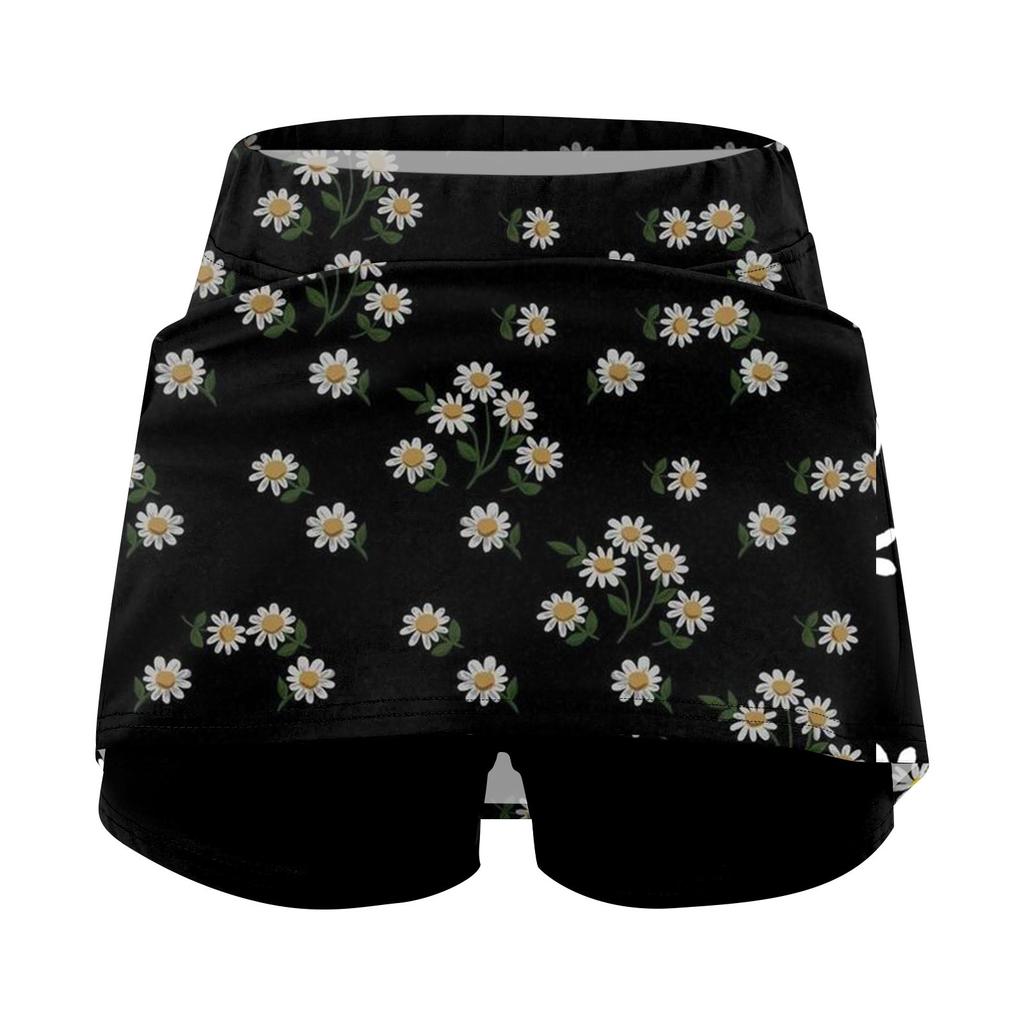 Pantaloni da yoga elastici per donna, pantaloncini sportivi con stampa, joggers aderenti a vita alta leggeri