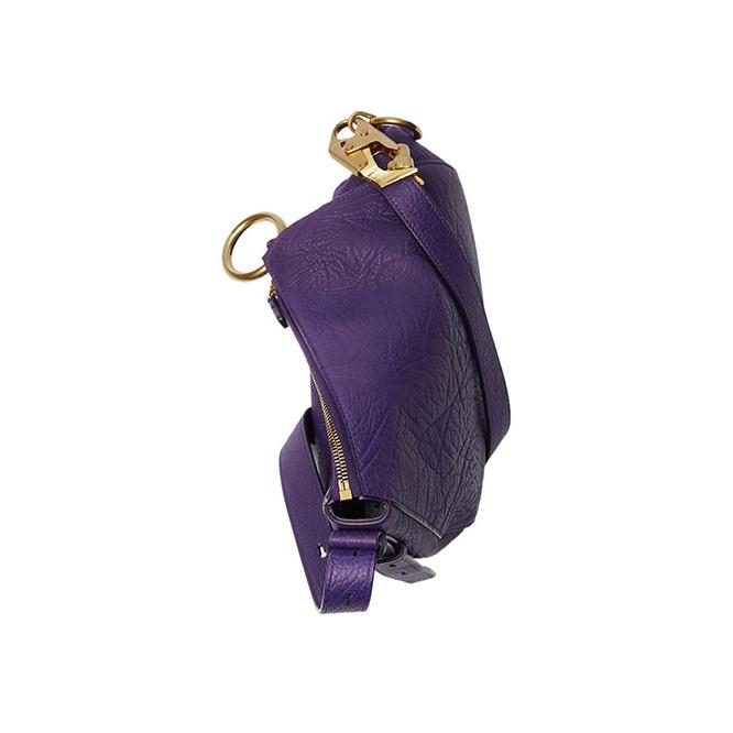 Burberry Knight Adjustable Strap Solid Color Calfskin Tote Shoulder Bag Women bags Purple 80776301