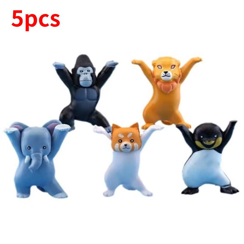 Doll Animal Pvc Model Pen Holder Chimpanzee Toy Cartoon Display Ornament Gift