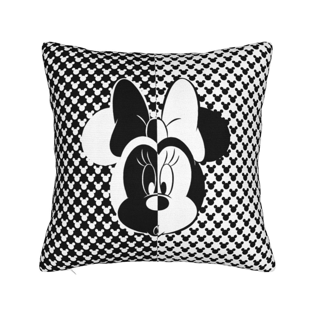 Mickey and Minnie Mouse Holiday Throw Pillow Cover Decorative Pillow Christmas Design , Customized Pillowcover Home Decor