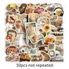 50-Pack Retro INS Style Graffiti Stickers for Water Bottle & Phone – Waterproof, DIY Cartoon Decor.