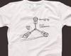 Flux Capacitor T Shirt 722 Retro White Unisex Graphic Tee