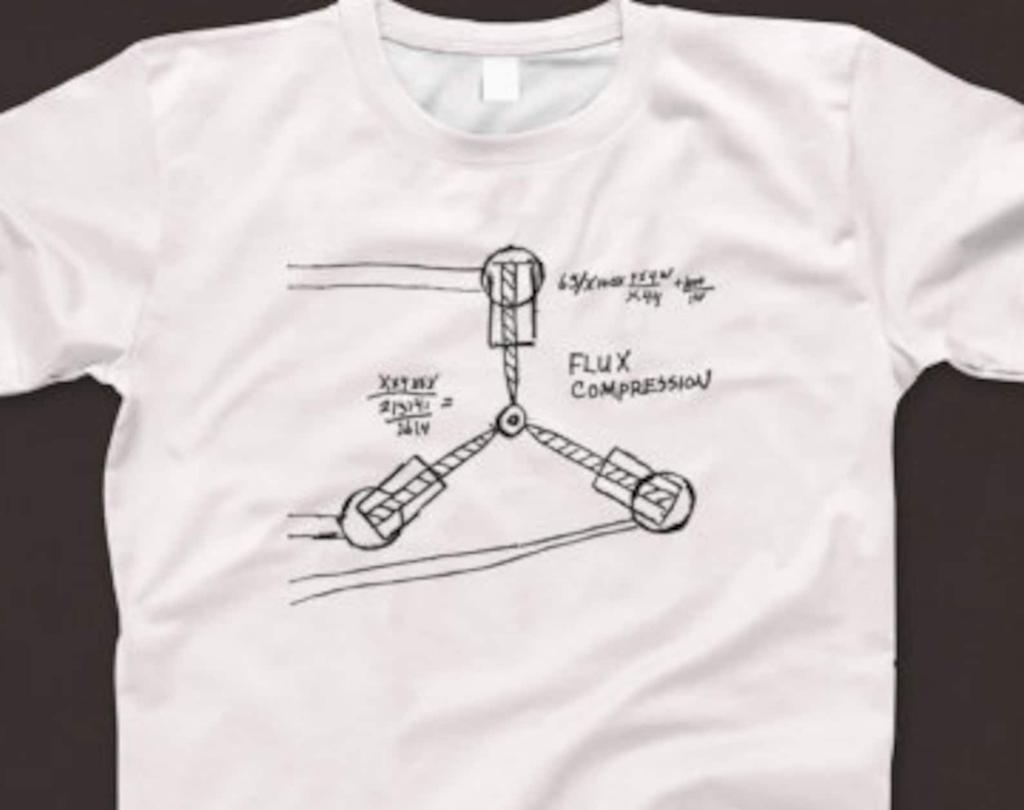 Flux Capacitor T Shirt 722 Retro White Unisex Graphic Tee