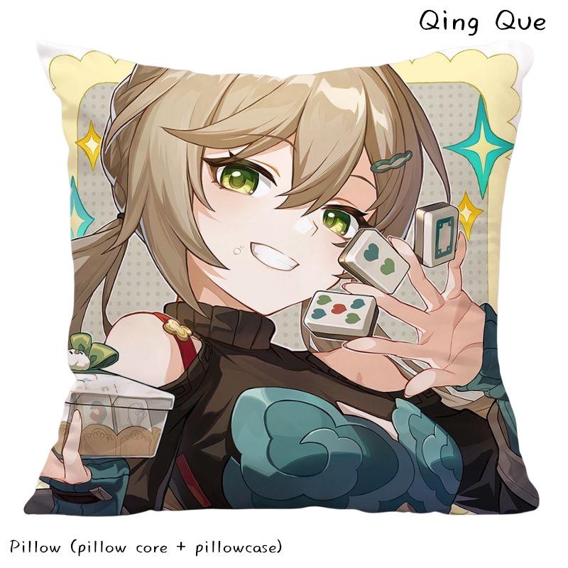 Honkai Star Rail Double-sided Peach Skin Cushion For Sofa And Bed