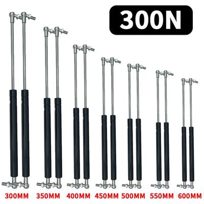 2 pezzi Molla a gas 300N 300/350/400/450/500/600mm Ammortizzatore a molla universale in acciaio inossidabile Ammortizzatore idraulico Ammortizzatore a gas per auto Mobile da cucina