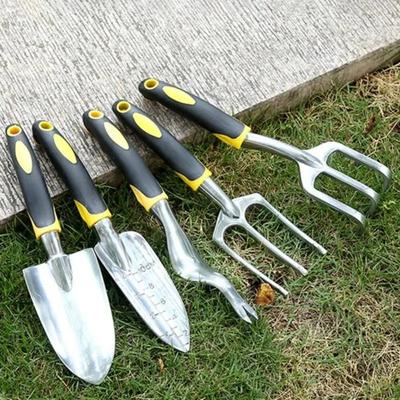 Sada zahradního nářadí z hliníkové slitiny Heavy Duty Sada zahradní lopaty s protiskluzovou rukojetí Postřikovač Plečka Plečka květin Hrábě Zahradničení Údržba zahrady