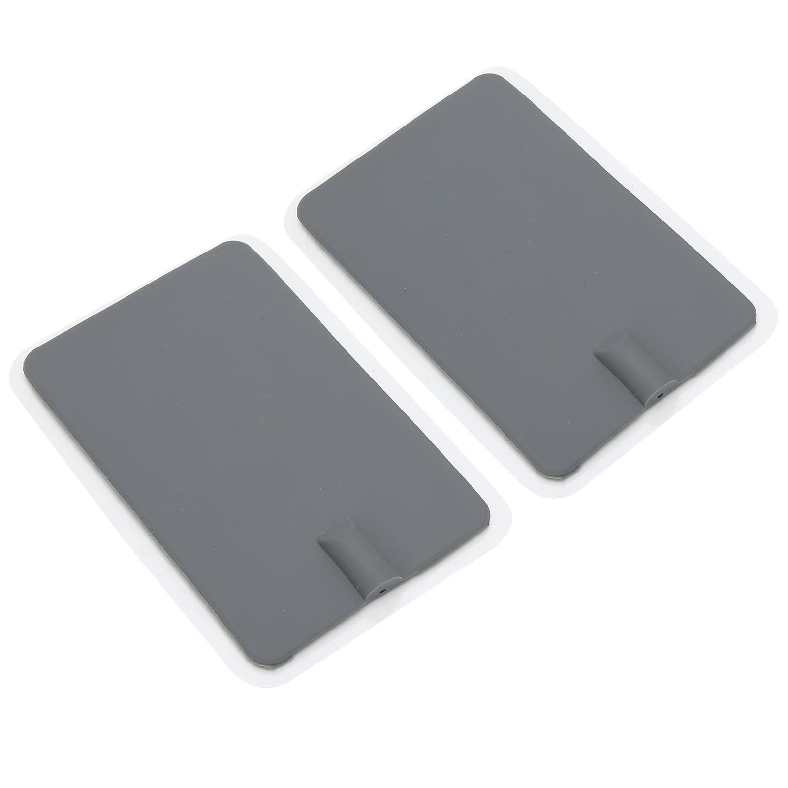 

2шт силиконовая электродная накладка мягкая электродная накладка для физиотерапевтического инструмента серая 7 x 11см