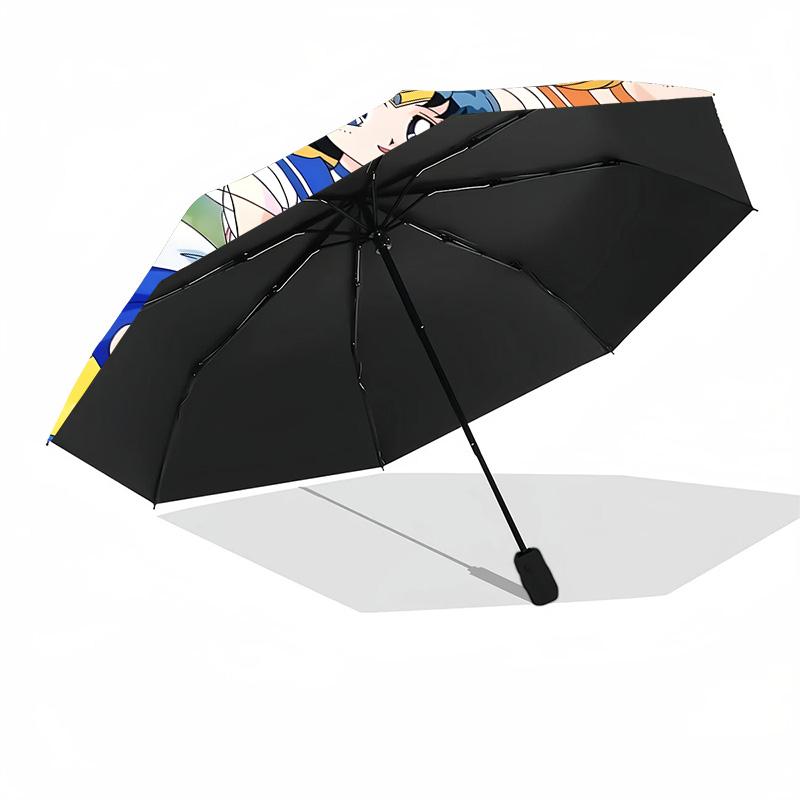 1pc Sailor Moon Umbrella, Sun Protection, And UV Shielding. It Has Eight Sturdy Ribs for Outdoor Use And Perfect As a Holiday Gift