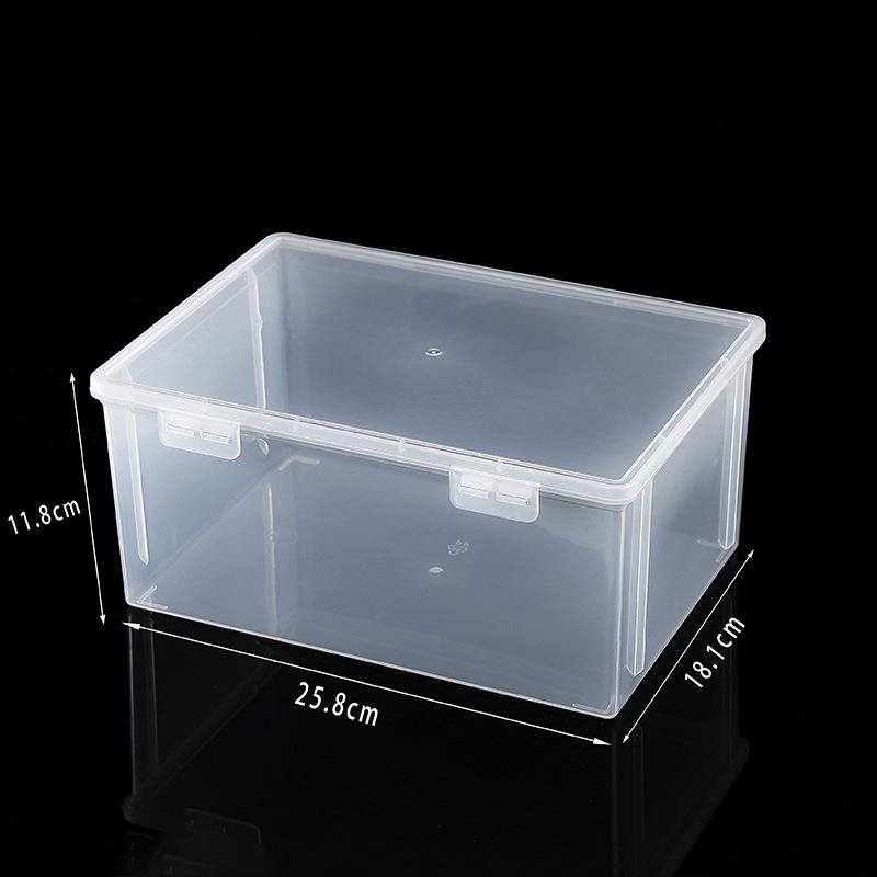 Rectangle Pp Transparent Plastic Box, Stationery Packaging Box, Electronic Components, Hardware Tools, Parts Box, Toy Storage Box