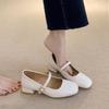 Mary Jane women's shoes French flat-soled single shoes women's 2025 new spring gentle evening shoes with skirts and small leather shoes