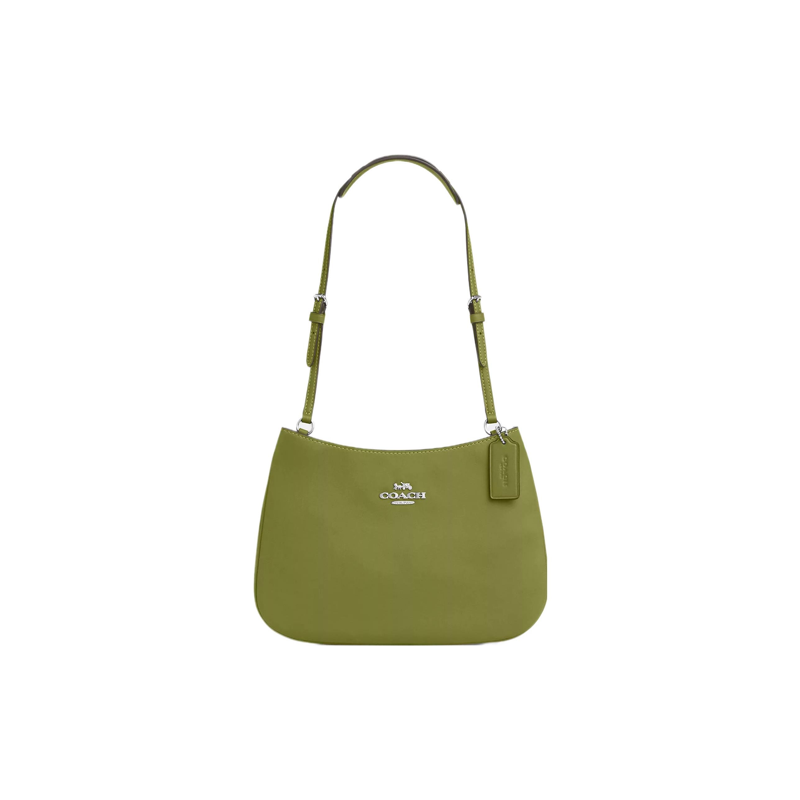 

Coach Penelope Shoulder Bag Smooth Leather Silver Hardware Light Saddle Daily Commute CO952-SVAX7 Basic Set (Bag+Dust Bag)
