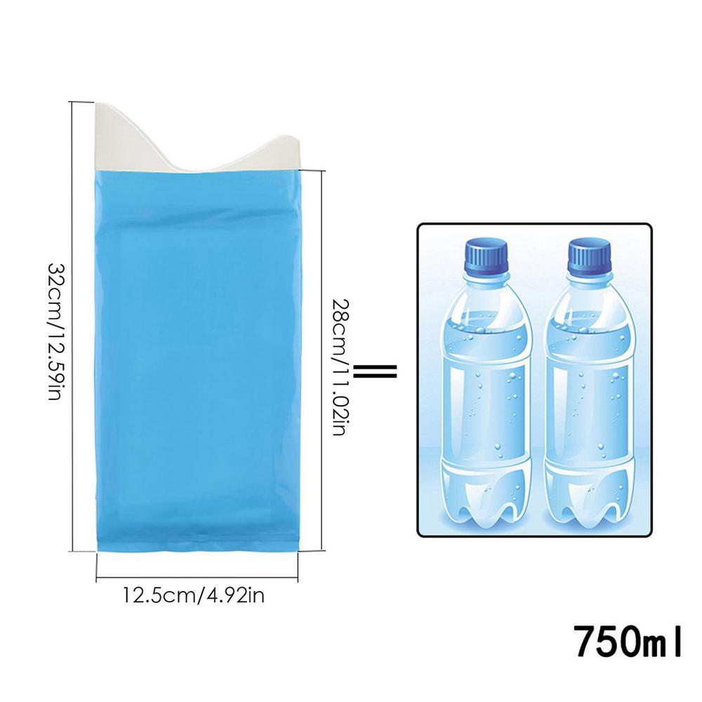 

Мочеприемники, мочеприемники для путешествий, герметичный контейнер для мочи, впитывающий мочеприемник, автомобильный туалет, портативный для мужчин, женщин и детей синий