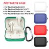 For Realme Buds Air 8 7 6 5 Case Silicone Non-slip Protect Bluetooth Earphones Cover for Realme Buds Air 5 Pro 6Pro Case Cover Fundas Coque
